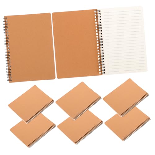 Artibetter 10 Stück Notizbücher für Journaling süße spiralblöcke arbeiten regiert Weiß breit Tagebuch Notizbilder leere seiten des notizbuches leeres spiralblock Papier von Artibetter