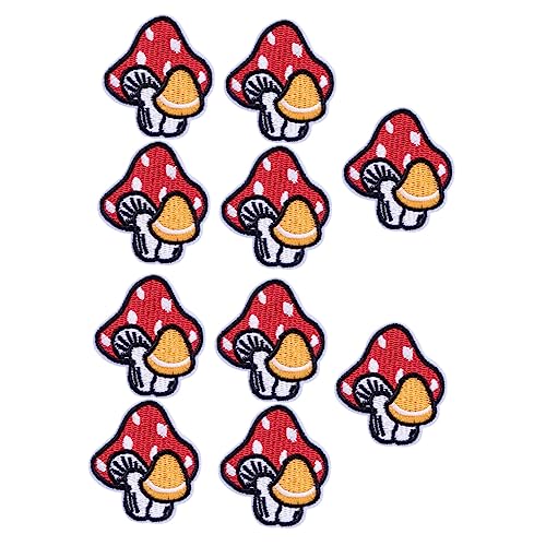 Artibetter 10 Stück Sticked Pilz Patch Flecken Und klein Patches nähen bestickt Aufnäher nähen Aufnäher für Kleidung gestickte Aufnäher Stickerei Applikation DIY Patch Stoff Artibetter 10 Stück Sticked Pilz Patch Flecken Und klein Patches nähen bestickt Aufnäher nähen Aufnäher für Kleidung gestickte Aufnäher Stickerei Applikation DIY Patch Stoff von Artibetter