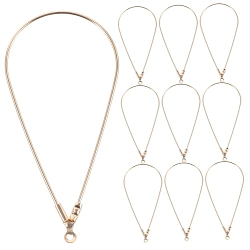 Artibetter 10 Stück Teiliges Beading Ohrschmuck Ringe aus Metall für DIY Ohrringe Schmuckzubehör Basteln Glatte Oberfläche Vielseitig für Creolen Ohrstecker Perlen Schmuckherstellung von Artibetter