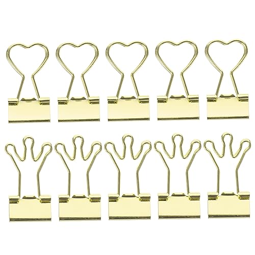 Artibetter 10 Stück Teiliges Bunte Metall Binder Clips Herzform und Krone Kleine Büroklammern aus Robustem Metall Vielseitig für Notizen Dokumente Visitenkarten Rostfrei und Langlebig für Artibetter 10 Stück Teiliges Bunte Metall Binder Clips Herzform und Krone Kleine Büroklammern aus Robustem Metall Vielseitig für Notizen Dokumente Visitenkarten Rostfrei und Langlebig für von Artibetter