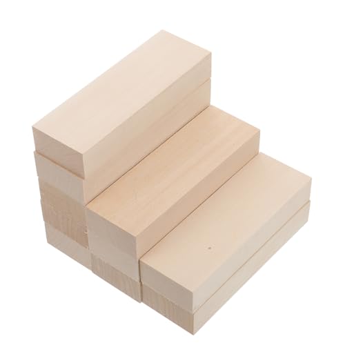 Artibetter 10 Stück Teiliges DIY Lindenholz Schnitzholz Natürliche Unlackierte Holzbretter Stabile Holzplanken zum Basteln Malen und Gravieren Langlebiges Holzmaterial für Kreative Projekte Artibetter 10 Stück Teiliges DIY Lindenholz Schnitzholz Natürliche Unlackierte Holzbretter Stabile Holzplanken zum Basteln Malen und Gravieren Langlebiges Holzmaterial für Kreative Projekte von Artibetter