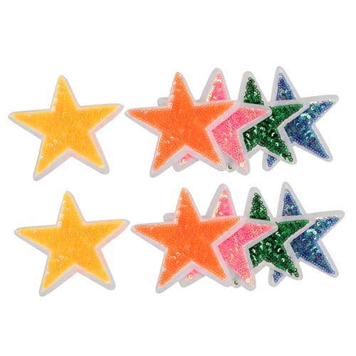 Artibetter 10 Stück Teiliges DIY Pailletten Stern Aufnäher zum Nähen Bunte Glitzer Patches für Kleidung Taschen Hüte Schuhe Reparatur und Dekorationsapplikationen Artibetter 10 Stück Teiliges DIY Pailletten Stern Aufnäher zum Nähen Bunte Glitzer Patches für Kleidung Taschen Hüte Schuhe Reparatur und Dekorationsapplikationen von Artibetter