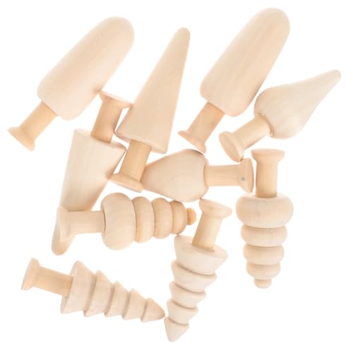 Artibetter 10 Stück Teiliges Unbemalter Holzbaum Leichte DIY Holzbäume für Glatte Oberfläche Sichere und Langlebige Holzdeko Kreative Malerei für Basteln und Partydeko von Artibetter