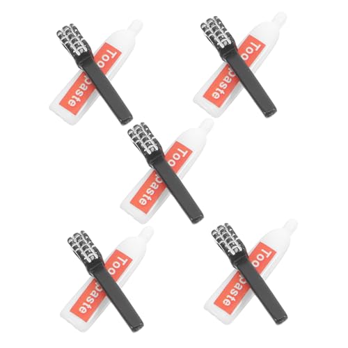 ARTIBETTER 10 Teiliges Zahnbürsten Und Zahnpasta Set Kinderzahnbürste Für Puppenhaus Mini Haus Zahnbürsten Zähne Zubehör Weich DIY Kleine Puppen Zahnpasta Geformte ARTIBETTER 10 Teiliges Zahnbürsten Und Zahnpasta Set Kinderzahnbürste Für Puppenhaus Mini Haus Zahnbürsten Zähne Zubehör Weich DIY Kleine Puppen Zahnpasta Geformte von Artibetter
