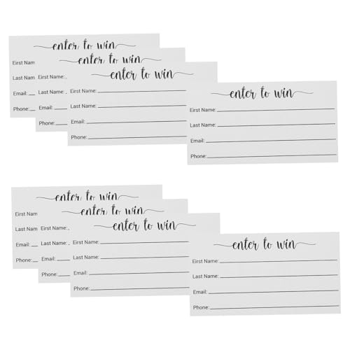 Artibetter 100 Stück Blanko Raffle Karten Mehrzweck Einladungs und Voting Karten für Partys Veranstaltungen Gewinnspiele und Anmeldeformulare Leicht Beschriftbar für Teilnehmererfassung Artibetter 100 Stück Blanko Raffle Karten Mehrzweck Einladungs und Voting Karten für Partys Veranstaltungen Gewinnspiele und Anmeldeformulare Leicht Beschriftbar für Teilnehmererfassung von Artibetter