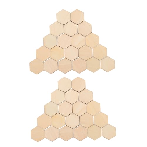 Artibetter 100 Stück Buchenholz Sechseckige Holzornamente DIY Bastelholzrohlinge mit Glatter Oberfläche für Hochzeitsdeko Geburtstagsdeko Weihnachtsdeko Tischdeko Artibetter 100 Stück Buchenholz Sechseckige Holzornamente DIY Bastelholzrohlinge mit Glatter Oberfläche für Hochzeitsdeko Geburtstagsdeko Weihnachtsdeko Tischdeko von Artibetter