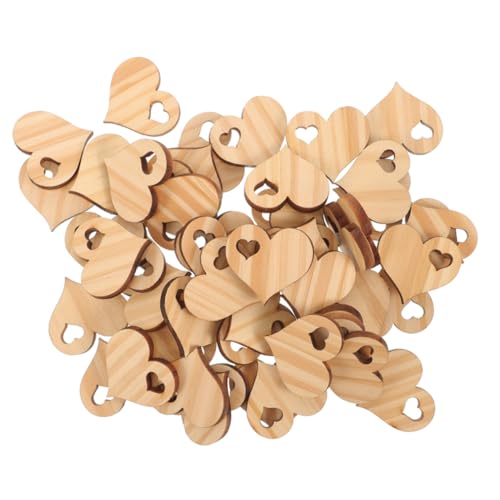 Artibetter 100 Stück Holzherzen Blanko Holzscheiben zum Basteln Naturbelassene DIY Deko Holzstücke für Valentinstag Wohnraumdeko und Handwerksprojekte Artibetter 100 Stück Holzherzen Blanko Holzscheiben zum Basteln Naturbelassene DIY Deko Holzstücke für Valentinstag Wohnraumdeko und Handwerksprojekte von Artibetter