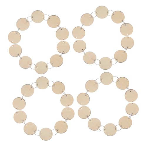 Artibetter 100 Stück Runde Holzscheiben mit Löchern und Edelstahlringen Blanko Kalender und Geburtstagsanhänger DIY Holzschilder für Erinnerung Aufzeichnung Basteln und Artibetter 100 Stück Runde Holzscheiben mit Löchern und Edelstahlringen Blanko Kalender und Geburtstagsanhänger DIY Holzschilder für Erinnerung Aufzeichnung Basteln und von Artibetter