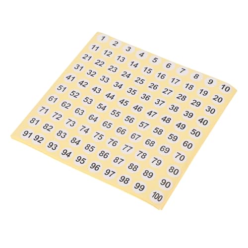Artibetter 100 Stück Selbstklebende Runde Nummernaufkleber PVC Wasserfest Klare Schwarze Zahlen Praktische Etiketten für Haus Büro Schule Lagerorganisation Artibetter 100 Stück Selbstklebende Runde Nummernaufkleber PVC Wasserfest Klare Schwarze Zahlen Praktische Etiketten für Haus Büro Schule Lagerorganisation von Artibetter