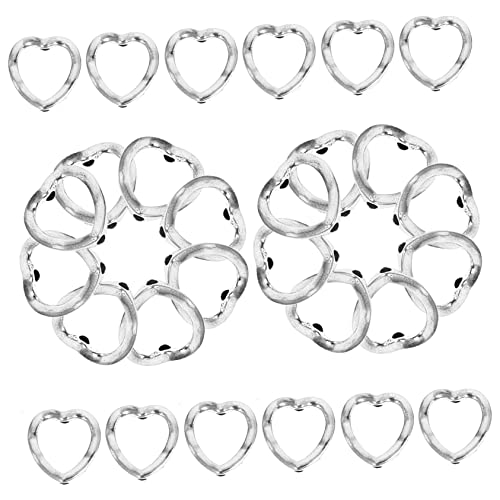 Artibetter 100 Stück Teiliges Hohles Herz Anhänger aus Legierung DIY Schmuck Basteln Zubehör für Halskette Armband Ohrringe Romantische Herzrahmen Charms für Damen und Kreative Artibetter 100 Stück Teiliges Hohles Herz Anhänger aus Legierung DIY Schmuck Basteln Zubehör für Halskette Armband Ohrringe Romantische Herzrahmen Charms für Damen und Kreative von Artibetter