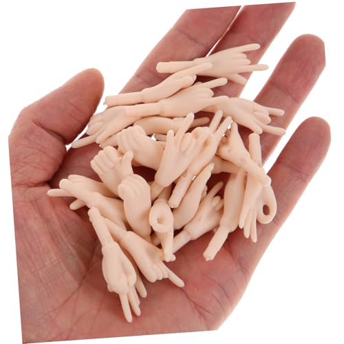 Artibetter 100 Stück Teiliges Puppenhandteile aus Langlebigem PVC Vielseitige für Miniaturpuppen für DIY Bastelprojekte Kompakt und Einfach zu Lagern für Puppenherstellung Artibetter 100 Stück Teiliges Puppenhandteile aus Langlebigem PVC Vielseitige für Miniaturpuppen für DIY Bastelprojekte Kompakt und Einfach zu Lagern für Puppenherstellung von Artibetter