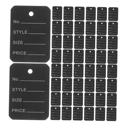Artibetter 1000 Stück Preisschild Tag Preise Hängen Etiketten Unstuhige Preisschilder Für Kleidung Kennzeichnungsetiketten Kennzeichen Für Kleidungsstoffe Preisschilder Markieren Black Papier von Artibetter
