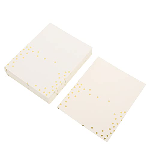 Artibetter 100Stücke Leere Tischkarten Goldfolien Design Hochzeitsname Karten Platzkarten Blanko Karten Für Hochzeiten Und Veranstaltungen Für Persönliche Dekoration von Artibetter
