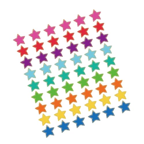 Artibetter 108 Blatt Sternpapier Schnittpapierstau schuldekorationsgrenzen Schwarzes Brett für Stern-Papierausschnitte Mini Star Cutout Decor Pinnwanddekorationen für das Klassenzimmer von Artibetter