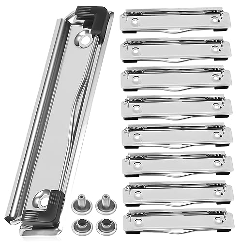 Artibetter 10Stücke Montierbare Clipboard Clips Große Robuste Hartboard Clips mit Nägeln für Schule Büro und Kreative Projekte für Dokumente und Berichte von Artibetter
