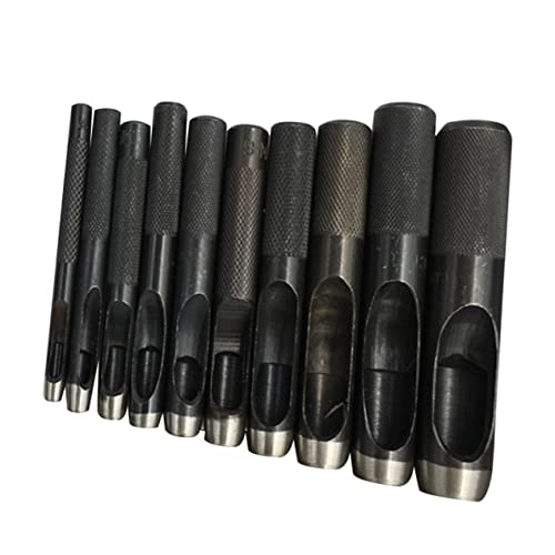 Artibetter 10Stücke Teiliges Rundstahl Lederlocher für Präzises Stanzen von Löchern und Pappe Werkzeug für Handwerksprojekte und Gürtellöcher Artibetter 10Stücke Teiliges Rundstahl Lederlocher für Präzises Stanzen von Löchern und Pappe Werkzeug für Handwerksprojekte und Gürtellöcher von Artibetter