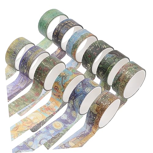 Artibetter 12 Rollen Dekoratives Washi Klebeband Goldfolie für Diy Scrapbooking Planer Ästhetische Papierbänder für Kreative Bastelprojekte Langlebig und Ablösbar Artibetter 12 Rollen Dekoratives Washi Klebeband Goldfolie für Diy Scrapbooking Planer Ästhetische Papierbänder für Kreative Bastelprojekte Langlebig und Ablösbar von Artibetter