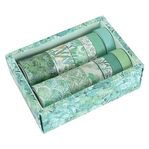 Artibetter 12 Rollen Diy Klebebänder Kreative Scrapbooking Tapes für Handarbeiten Leicht Abziehbar ohne Rückstände für Bastelprojekte und Dekoration von Artibetter