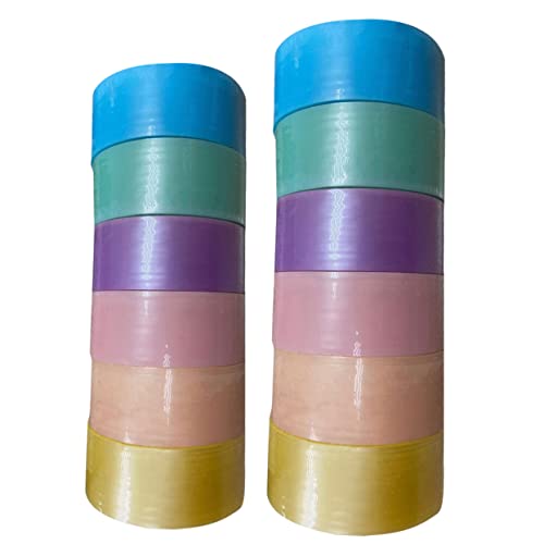 Artibetter 12 Rollen Perle Klebriger Ballband Band Masse Farbig Tack Farbe Bandkugel Lustige Klebebänder Selbstklebende Klebebänder Klebebandball Klebriges Ballband Plastik von Artibetter
