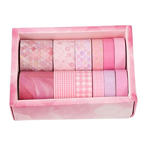 Artibetter 12 Rollen Washi Tape Dekorative Klebebänder für Scrapbooking DIY Bastelprojekte Tagebuchgestaltung und Geschenkverpackung Einfache Muster Wiederverwendbar Handreißbar Artibetter 12 Rollen Washi Tape Dekorative Klebebänder für Scrapbooking DIY Bastelprojekte Tagebuchgestaltung und Geschenkverpackung Einfache Muster Wiederverwendbar Handreißbar von Artibetter