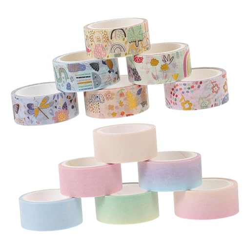 Artibetter 12 Rollen Washi Tape Dekoratives Klebeband für Scrapbooking Diy Projekte Notizbuchgestaltung Geschenkverpackung pro Hochwertige Papierbänder mit Klaren Mustern und Haftung Artibetter 12 Rollen Washi Tape Dekoratives Klebeband für Scrapbooking Diy Projekte Notizbuchgestaltung Geschenkverpackung pro Hochwertige Papierbänder mit Klaren Mustern und Haftung von Artibetter