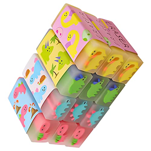 Artibetter 12 Stück Kawaii Dinosaurier Radiergummis Lustige Schulutensilien für Einsatz Schule für Kleine Dinosaurier Fans Zufällige Farbe Zufällige Farbe Artibetter 12 Stück Kawaii Dinosaurier Radiergummis Lustige Schulutensilien für Einsatz Schule für Kleine Dinosaurier Fans Zufällige Farbe Zufällige Farbe von Artibetter
