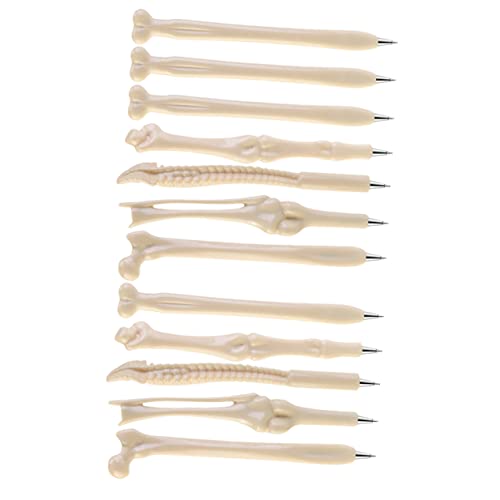Artibetter 12 Stück Kreative Kugelschreiber in Realistischer Knochenform Schwarzer Glattes Tragbar als für Schüler Büro Künstler und Partydekoration Artibetter 12 Stück Kreative Kugelschreiber in Realistischer Knochenform Schwarzer Glattes Tragbar als für Schüler Büro Künstler und Partydekoration von Artibetter