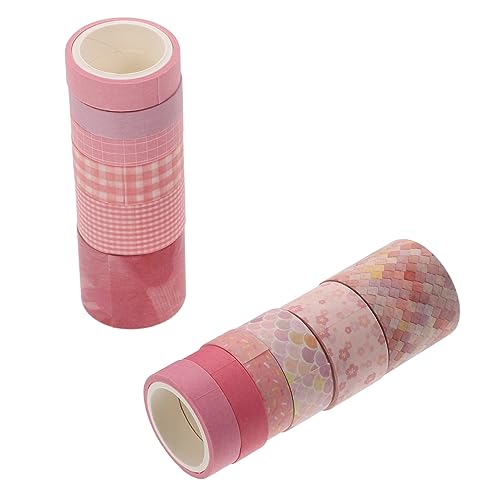 Artibetter 12 Stück Taschenband Dekoration Scrapbook-klebeband Wickelband Sammelklebeband Kunstaufkleber Zum Selbermachen Musterband Scrapbook-klebebänder Selber Machen Papier von Artibetter