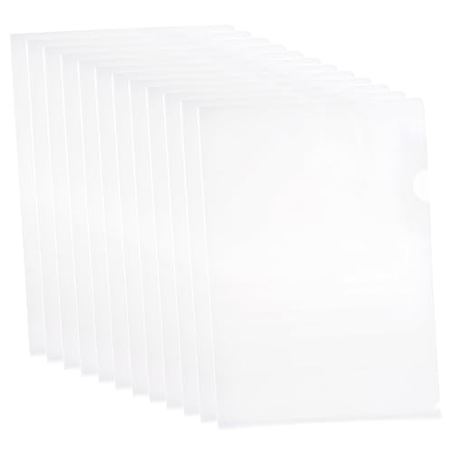 Artibetter 12 Stück Teiliges Dokumentenfolder Transparent Reißfestes Material Klare Sichttaschen Strapazierfähig und Leicht für Büro Schule und Alltag zur Sicheren Aufbewahrung von von Artibetter