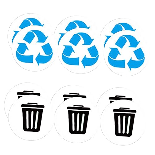 Artibetter 12 Stück Teiliges Recycling aufkleber Wasserdichtem PVC Selbstklebende Mülltonnen etiketten zur Mülltrennung Langlebig Sichtbar für Haushalt und Außenbereich Artibetter 12 Stück Teiliges Recycling aufkleber Wasserdichtem PVC Selbstklebende Mülltonnen etiketten zur Mülltrennung Langlebig Sichtbar für Haushalt und Außenbereich von Artibetter