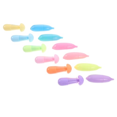 Artibetter 12 Stück Textmarker Markierungen Schreibwaren Stifte in Cartoon-form Farbglitter Highlighter Stift Entzückende Marker Markierung Hervorheben Kleine Highlighter Schreibutensilien Pp Artibetter 12 Stück Textmarker Markierungen Schreibwaren Stifte in Cartoon-form Farbglitter Highlighter Stift Entzückende Marker Markierung Hervorheben Kleine Highlighter Schreibutensilien Pp von Artibetter