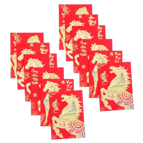 Artibetter 120 Stück Jahr Des Pferdes Vietnamesische Rote Umschläge Traditionelle Hong Bao Glücksgeldumschläge Für Chinesisches Frühlingsfest Hochzeit Geburtstag Festliche Dekoration Artibetter 120 Stück Jahr Des Pferdes Vietnamesische Rote Umschläge Traditionelle Hong Bao Glücksgeldumschläge Für Chinesisches Frühlingsfest Hochzeit Geburtstag Festliche Dekoration von Artibetter