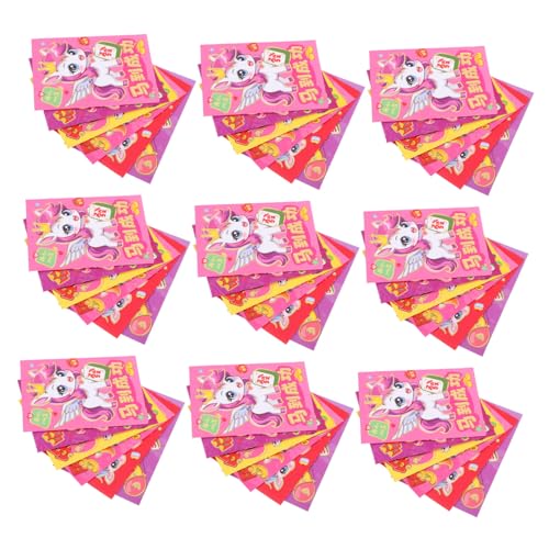 Artibetter 120 Stück Pferdejahr Rote Umschläge Lunar Year Geldumschläge Papier mit Cartoon Pferdemotiv für Frühlingsfest Geburtstagsfeier Traditionell Chinesische Neujahrsumschläge Artibetter 120 Stück Pferdejahr Rote Umschläge Lunar Year Geldumschläge Papier mit Cartoon Pferdemotiv für Frühlingsfest Geburtstagsfeier Traditionell Chinesische Neujahrsumschläge von Artibetter