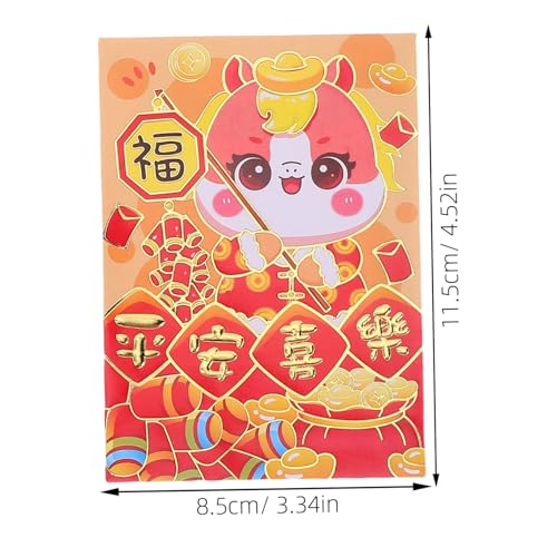 Artibetter 120 Stück Rote Umschläge Jahr Des Pferdes Rote Briefumschläge Chinesisches Neujahrsfest Cartoon Pferde Design Glatte Hongbao für Frühling Hochzeit Geburtstag Feier Artibetter 120 Stück Rote Umschläge Jahr Des Pferdes Rote Briefumschläge Chinesisches Neujahrsfest Cartoon Pferde Design Glatte Hongbao für Frühling Hochzeit Geburtstag Feier von Artibetter