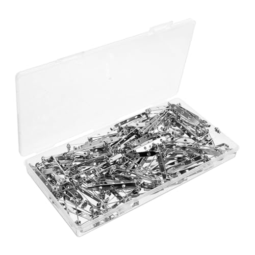 Artibetter 120Stücke Sicherheitsnadeln für DIY Broschenverschlüsse Vielseitige Bastelmaterialien für Schmuck Anstecknadeln und Projekte für Kleidung Hüte Artibetter 120Stücke Sicherheitsnadeln für DIY Broschenverschlüsse Vielseitige Bastelmaterialien für Schmuck Anstecknadeln und Projekte für Kleidung Hüte von Artibetter