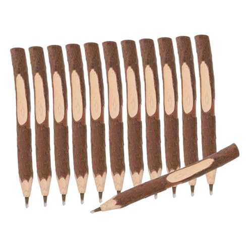 Artibetter 12Stücke Holz Kugelschreiber Robuste Holzstifte mit Schwarzer für Bürobedarf Schule und Kreative Notizen Praktische Schreibgeräte mit Rustikaler Artibetter 12Stücke Holz Kugelschreiber Robuste Holzstifte mit Schwarzer für Bürobedarf Schule und Kreative Notizen Praktische Schreibgeräte mit Rustikaler von Artibetter