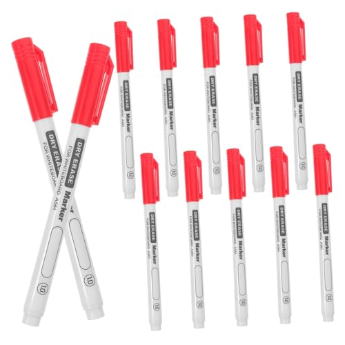 Artibetter 12Stücke Whiteboard Marker Spitze Trockene Radierer für Büro Schule und Zuhause Langlebig und Leicht zu Handhaben für Glatte Oberflächen von Artibetter
