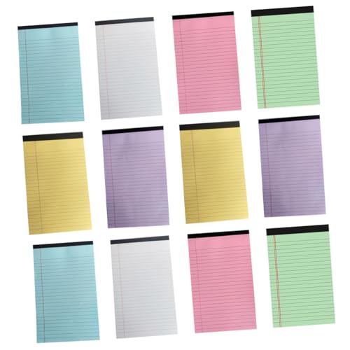 Artibetter 12er Pack Teiliges Farbiges Liniert Kleine Legal Stationery Pads mit Abreißbaren Blättern Bunte Schreibblöcke für Schule Büro Studium Memo Pads zur Aufgabenorganisation Artibetter 12er Pack Teiliges Farbiges Liniert Kleine Legal Stationery Pads mit Abreißbaren Blättern Bunte Schreibblöcke für Schule Büro Studium Memo Pads zur Aufgabenorganisation von Artibetter