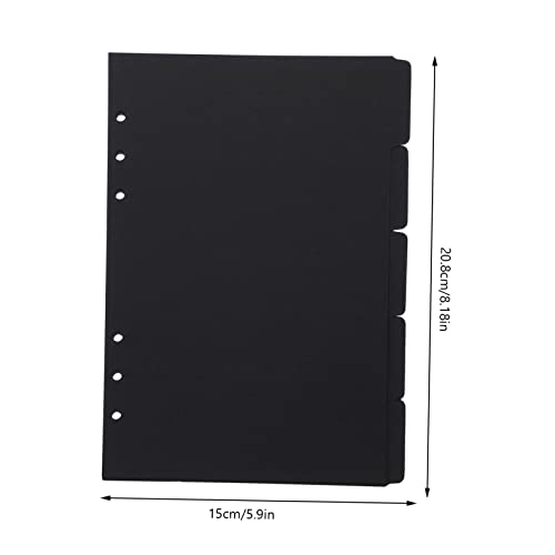 Artibetter 15 Stück Teiliges Register Trennblätter aus Stabilem Papier mit Beschriftbaren Index Tabs für Ringbuch zur Büro und Haushaltsorganisation von Dokumenten und Ordnern von Artibetter