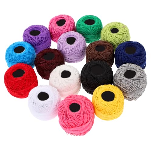 Artibetter 16 Rollen Teiliges Stickgarn Set Bunte Baumwoll Stickgarne für Kreuzstich und DIY Handwerk pro Langlebige Leuchtende Farben für Bastelprojekte und Geschenkideen Zufällige Farbe Artibetter 16 Rollen Teiliges Stickgarn Set Bunte Baumwoll Stickgarne für Kreuzstich und DIY Handwerk pro Langlebige Leuchtende Farben für Bastelprojekte und Geschenkideen Zufällige Farbe von Artibetter