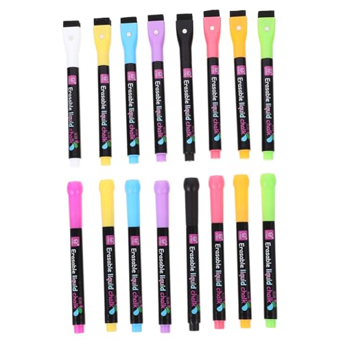 Artibetter 16 Stück Led Light Board Stift Tragbar Schwarzer Kreide Marker Stift Flüssigkreidestifte Waschbar Dünn Wasserlösliche Schwarze Tinte Löschbarer Flüssiger Kreidemagnet Magnetisch Artibetter 16 Stück Led Light Board Stift Tragbar Schwarzer Kreide Marker Stift Flüssigkreidestifte Waschbar Dünn Wasserlösliche Schwarze Tinte Löschbarer Flüssiger Kreidemagnet Magnetisch von Artibetter
