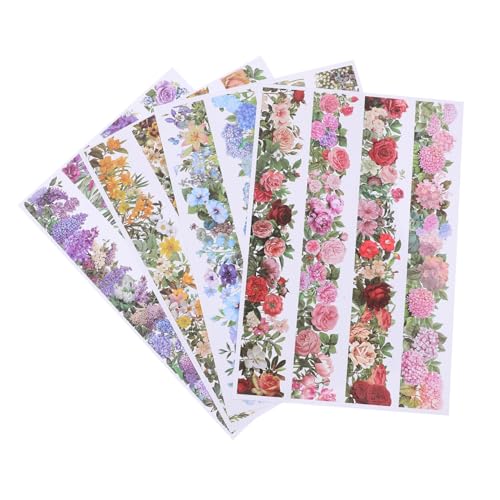 Artibetter 16 Stück Vintage Washi Tape Dekorative Klebebänder für Scrapbooking Notizbücher und Partybedarf Designs Rosen Sonnenblume für Projekte Artibetter 16 Stück Vintage Washi Tape Dekorative Klebebänder für Scrapbooking Notizbücher und Partybedarf Designs Rosen Sonnenblume für Projekte von Artibetter