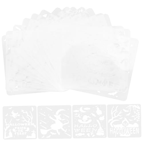 Artibetter 16 Teilige Malvorlagen Schablone Niedliche Halloween Malstil Vorlagen Für Den Innenbereich Hexen Zeichenvorlage Für Skelett Kleine Dekorative Halloween Zeichenvorlage Weißer Artibetter 16 Teilige Malvorlagen Schablone Niedliche Halloween Malstil Vorlagen Für Den Innenbereich Hexen Zeichenvorlage Für Skelett Kleine Dekorative Halloween Zeichenvorlage Weißer von Artibetter