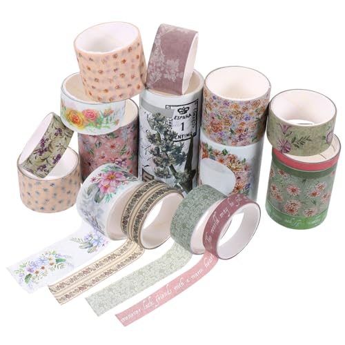 Artibetter 18 Rollen scheckheft scrapbbok washi+-+tape Wanddekoration bastelmaterial Kunst Bastelband ästhetisch dekorative Bänder für Sammelalben kawaii Washi-Klebeband Japanisches Papier von Artibetter