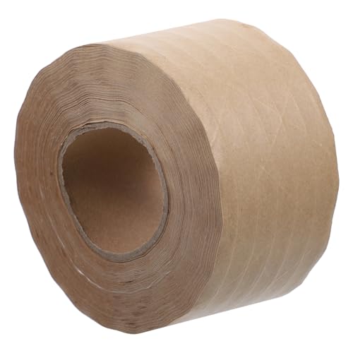Artibetter 1Rolle Kraftpapier Klebeband Wasseraktiviertes Verpackungsband Verstärkt Für Kartonverpackungen Für Geschäftsanwendungen Hohe Viskosität von Artibetter