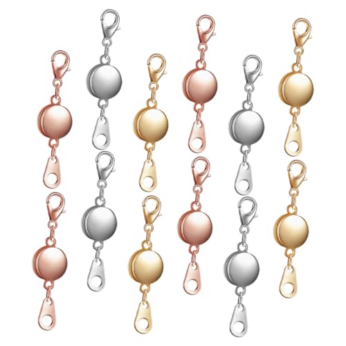 Artibetter 1Satz Magnetverschluss für DIY Schmuck Magnetische Verschlüsse für Armbänder Einfach zu Bedienen Runde Form für Schmuckherstellung und Reparatur von Artibetter