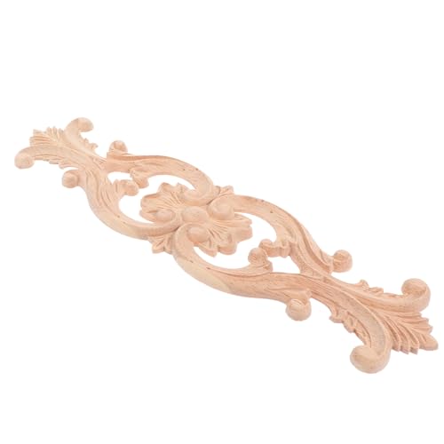 Artibetter 1Stück Holz Geschnitzte Applikation für Möbel Unlackierte Holzdekorationsblume für Schrank und Dresser Wohnraumgestaltung Perfektes Artibetter 1Stück Holz Geschnitzte Applikation für Möbel Unlackierte Holzdekorationsblume für Schrank und Dresser Wohnraumgestaltung Perfektes von Artibetter