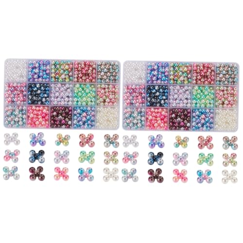 Artibetter 2 Boxen DIY Perlen Masse kunststoffperlen armbandperlen Schmuckherstellungszubehör Perlen für Armbänder runden Perlen für Schmuckhersteller kleine lose Perlen Plastik Colorful Artibetter 2 Boxen DIY Perlen Masse kunststoffperlen armbandperlen Schmuckherstellungszubehör Perlen für Armbänder runden Perlen für Schmuckhersteller kleine lose Perlen Plastik Colorful von Artibetter
