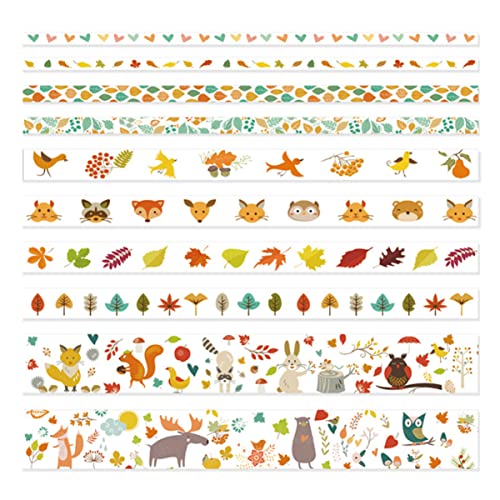 Artibetter 2 Boxen Washi Tape Set Boxen mit Dekorativem Klebeband für Scrapbooking Diy und Tagebuchgestaltung Vienna Forest Leicht Abziehbar Rückstände Vielseitig Einsetzbar Einzigartiges von Artibetter