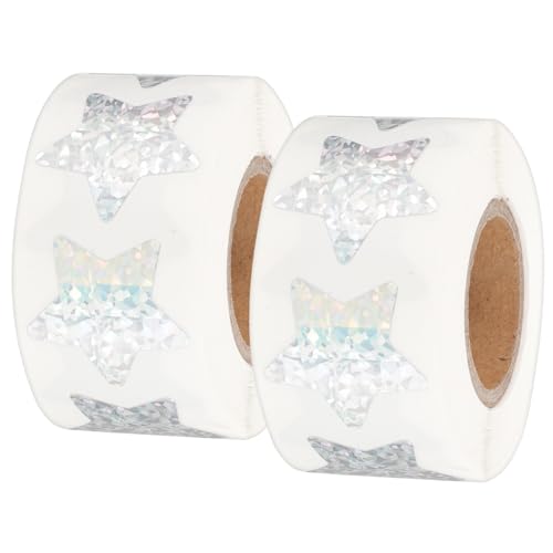 Artibetter 2 Rollen Glänzende Stern Aufkleber Belohnung Sticker Verpackung Etiketten für Schule Basteln Lehrer Eltern Dekoration Artibetter 2 Rollen Glänzende Stern Aufkleber Belohnung Sticker Verpackung Etiketten für Schule Basteln Lehrer Eltern Dekoration von Artibetter